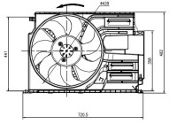 Cooling fan 47922 NRF
