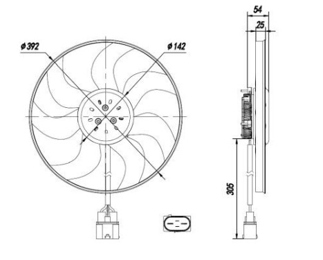Cooling fan 47926 NRF, Image 4