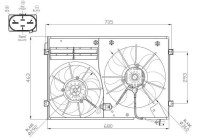 Cooling fan 47941 NRF