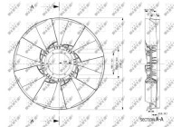 Cooling fan 49801 NRF