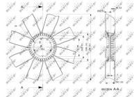 Cooling fan 49804 NRF