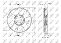 Cooling fan 49826 NRF