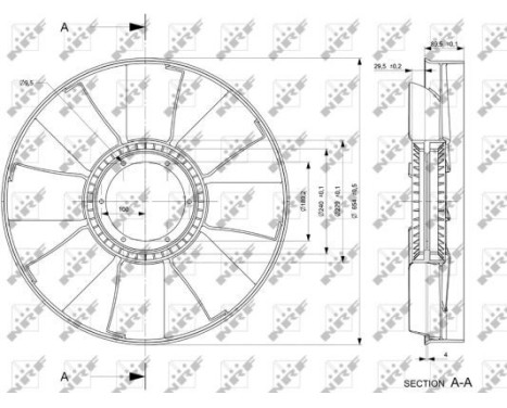 Cooling fan 49842 NRF, Image 2