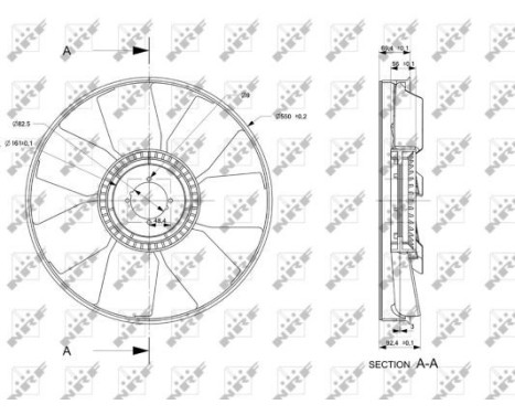 Cooling fan 49853 NRF, Image 3