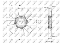 Cooling fan 49857 NRF
