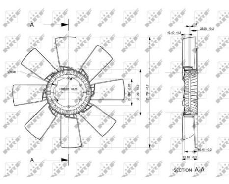 Cooling fan 49859 NRF, Image 2