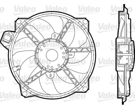 Cooling fan 696376 Valeo