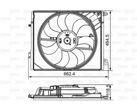 Cooling fan 696881 Valeo, Image 2