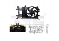Cooling fan 809-0003 TYC