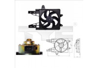 Cooling fan 809-0013 TYC