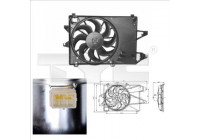 Cooling fan 810-0001 TYC