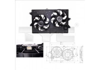 Cooling fan 810-0002 TYC