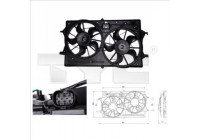 Cooling fan 810-0019 TYC