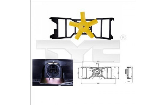 Cooling fan 810-0021 TYC