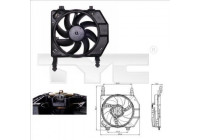 Cooling fan 810-0029 TYC