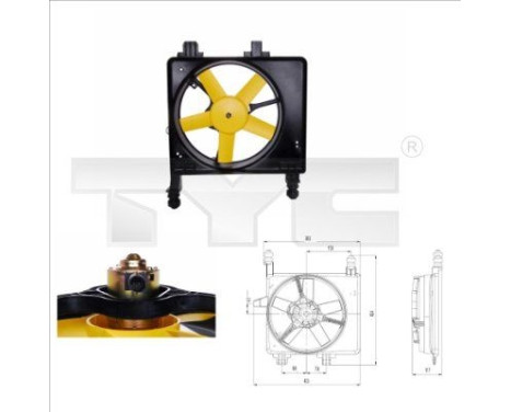 Cooling fan 810-0030 TYC