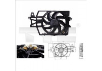 Cooling fan 810-0038 TYC