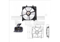 Cooling fan 812-0001 TYC