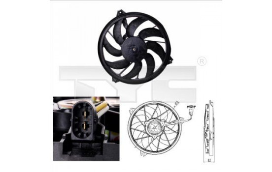 Cooling fan 826-0003 TYC