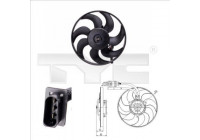 Cooling fan 831-0009 TYC
