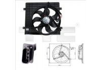 Cooling fan 832-0002 TYC