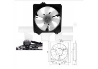 Cooling fan 836-0009 TYC