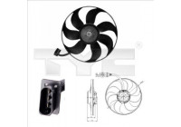 Cooling fan 837-0004 TYC