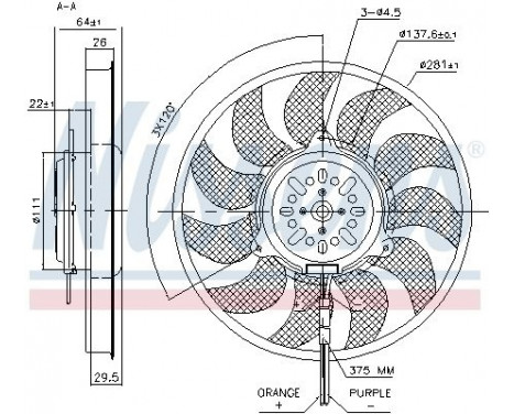 Cooling fan 85731 Nissens, Image 6