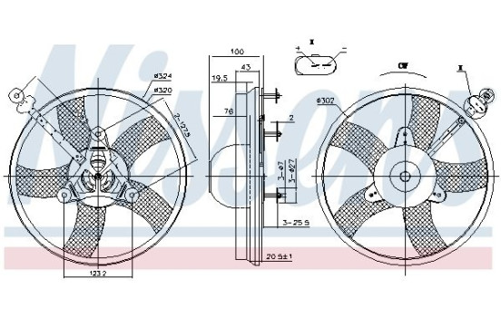 Cooling fan 85759 Nissens, Image 6
