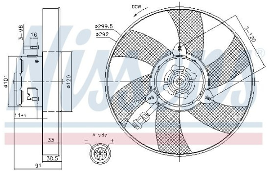 Cooling fan 85799 Nissens, Image 6