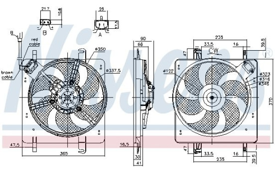 Cooling fan 85835 Nissens, Image 6