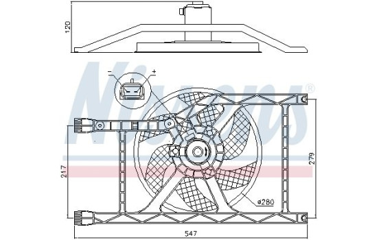 Cooling fan 85920 Nissens, Image 6