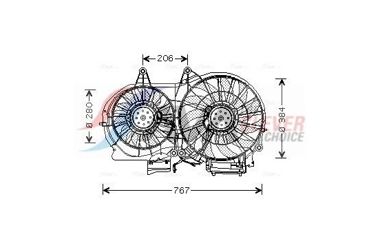 Cooling fan AI7506 Ava Quality Cooling