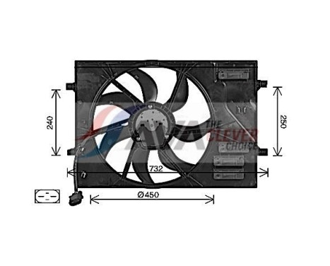 Cooling fan AI7525 Ava Quality Cooling