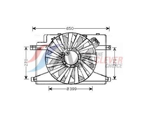Cooling fan AL7510 Ava Quality Cooling