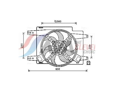 Cooling fan AL7522 Ava Quality Cooling