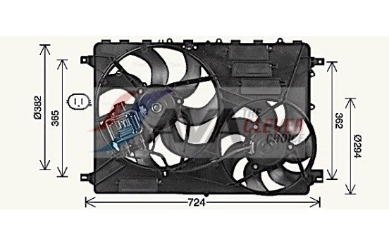 Cooling fan AU7506 Ava Quality Cooling