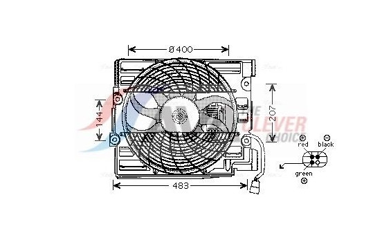 Cooling fan BW7510 Ava Quality Cooling