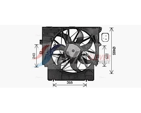 Cooling fan BW7598 Ava Quality Cooling