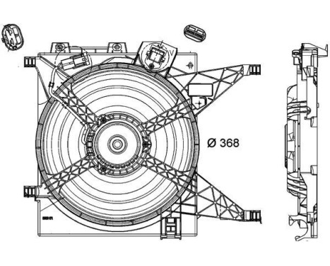 Cooling fan CFF 191 000P Mahle, Image 6