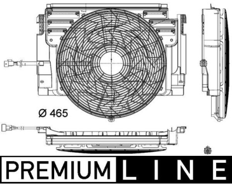 Cooling fan CFF 348 000P Mahle