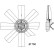 Cooling fan CFF 429 000P Mahle, Thumbnail 2