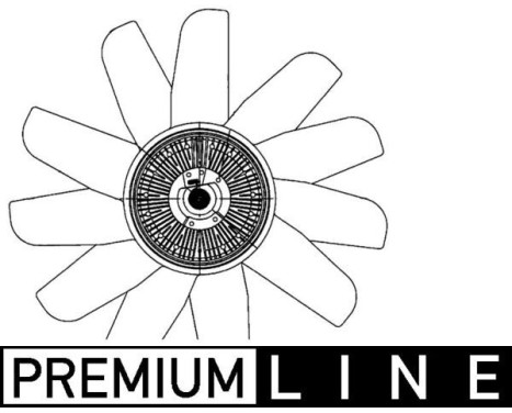 Cooling fan CFF 494 000P Mahle