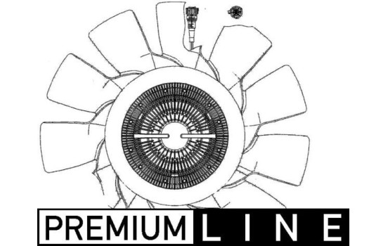 Cooling fan CFF 495 000P Mahle, Image 2