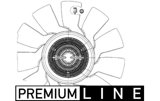 Cooling fan CFF 497 000P Mahle, Image 2