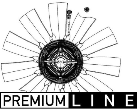 Cooling fan CFF 503 000P Mahle