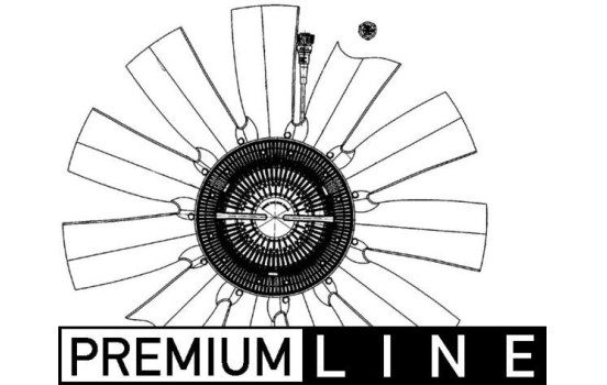 Cooling fan CFF 503 000P Mahle