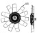 Cooling fan CFF 530 000P Mahle, Thumbnail 2