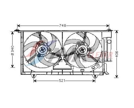 Cooling fan CN7525 Ava Quality Cooling