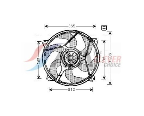 Cooling fan CN7529 Ava Quality Cooling